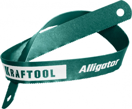 KRAFTOOL Alligator-18 Биметаллическое гибкое полотно по металлу, 18 TPI, 300 мм