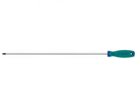 JONNESWAY Отвертка стержневая крестовая ANTI-SLIP GRIP, PH3x500 мм