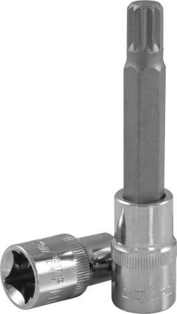 OMBRA Насадка торцевая 1/2"DR с вставкой-битой SPLINE, M14, 100 мм