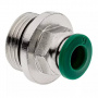 GARWIN PRO Фитинг цанговый М3/8" 6 мм, с уплотнением, пластм. корпус