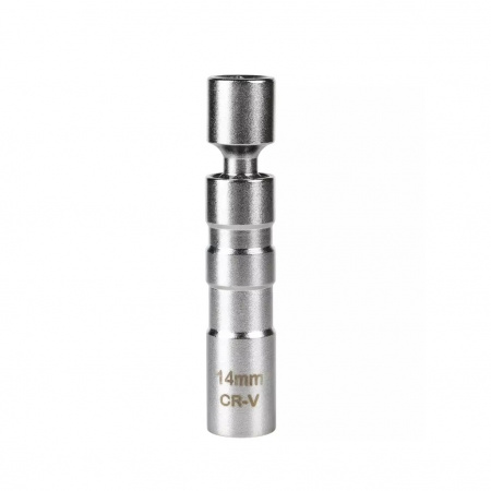 GARWIN PRO Головка торцевая глубокая шарнирная свечная 3/8", 12-гранная, 14 мм