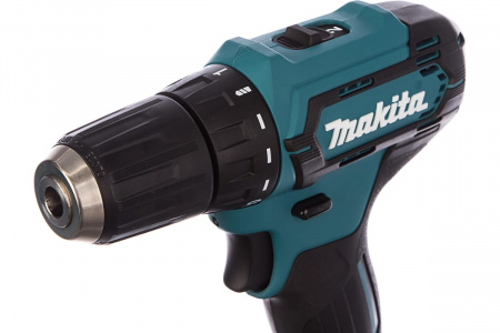 Makita Аккумуляторная дрель 10 мм, 12В, 30 Нм, 1700 об/мин, 2х2Ач, Li-ion(слайдер)