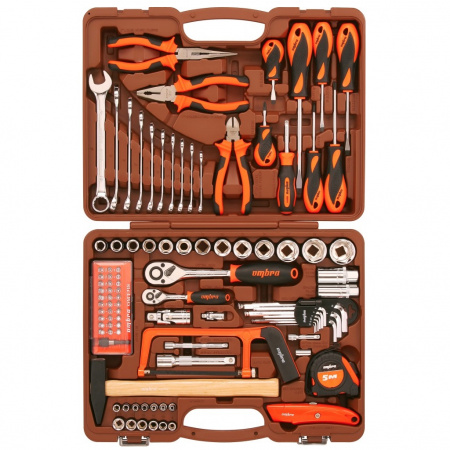 OMBRA Набор инструмента универсальный 1/4", 1/2"DR, 101 предмет