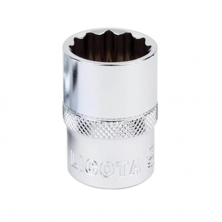 Licota Головка торцевая 1/2" (12,7 мм), 12-гранная, 19 мм, длина 38 мм