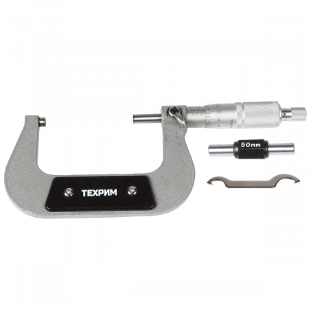 ТЕХРИМ Микрометр МК-75, 50-75мм., 0.01 КЛ.1, ГОСТ 6507-90