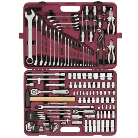 Thorvik Набор инструмента универсальный 1/4", 1/2"DR, 127 пр, UTS0127