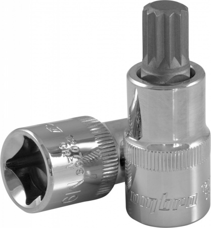OMBRA Насадка торцевая 1/2"DR с вставкой-битой SPLINE, M10