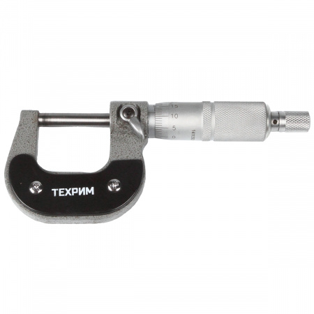ТЕХРИМ Микрометр МК-25, 25мм - 0,01КЛ. 1, ГОСТ6507-90