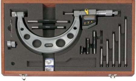 ASIMETO Микрометр цифровой IP65 0,001 мм, 700-800 мм 4 / 2