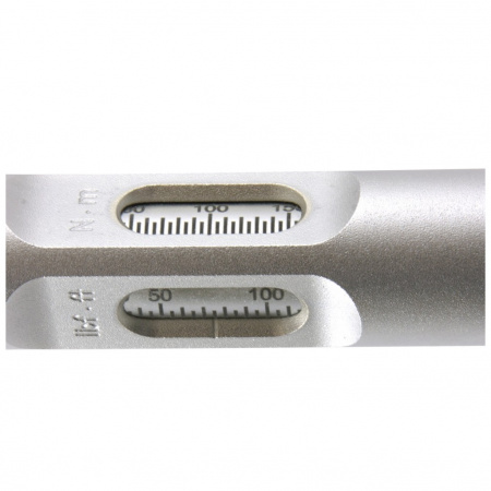 CARBON Ключ динамометрический алюминий со сквозным приводом,1/2"DR, 40-200 Нм,погрешность пр.+/-3%