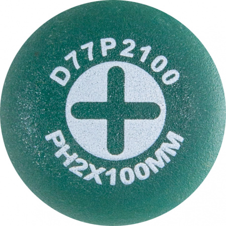 JONNESWAY Отвертка стержневая крестовая ANTI-SLIP GRIP, PH2х100 мм D77P2100