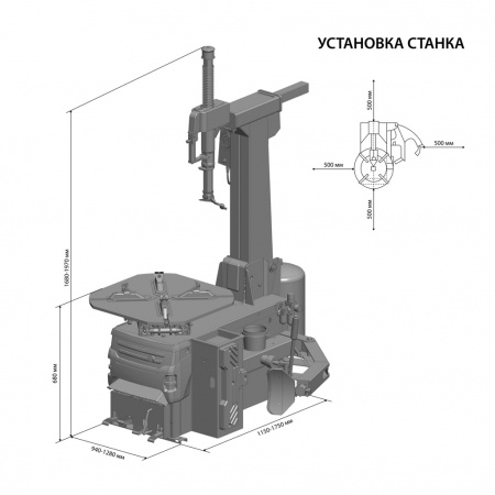 SIVIK Автоматический шиномонтажный станок КС-404А Про 380В
